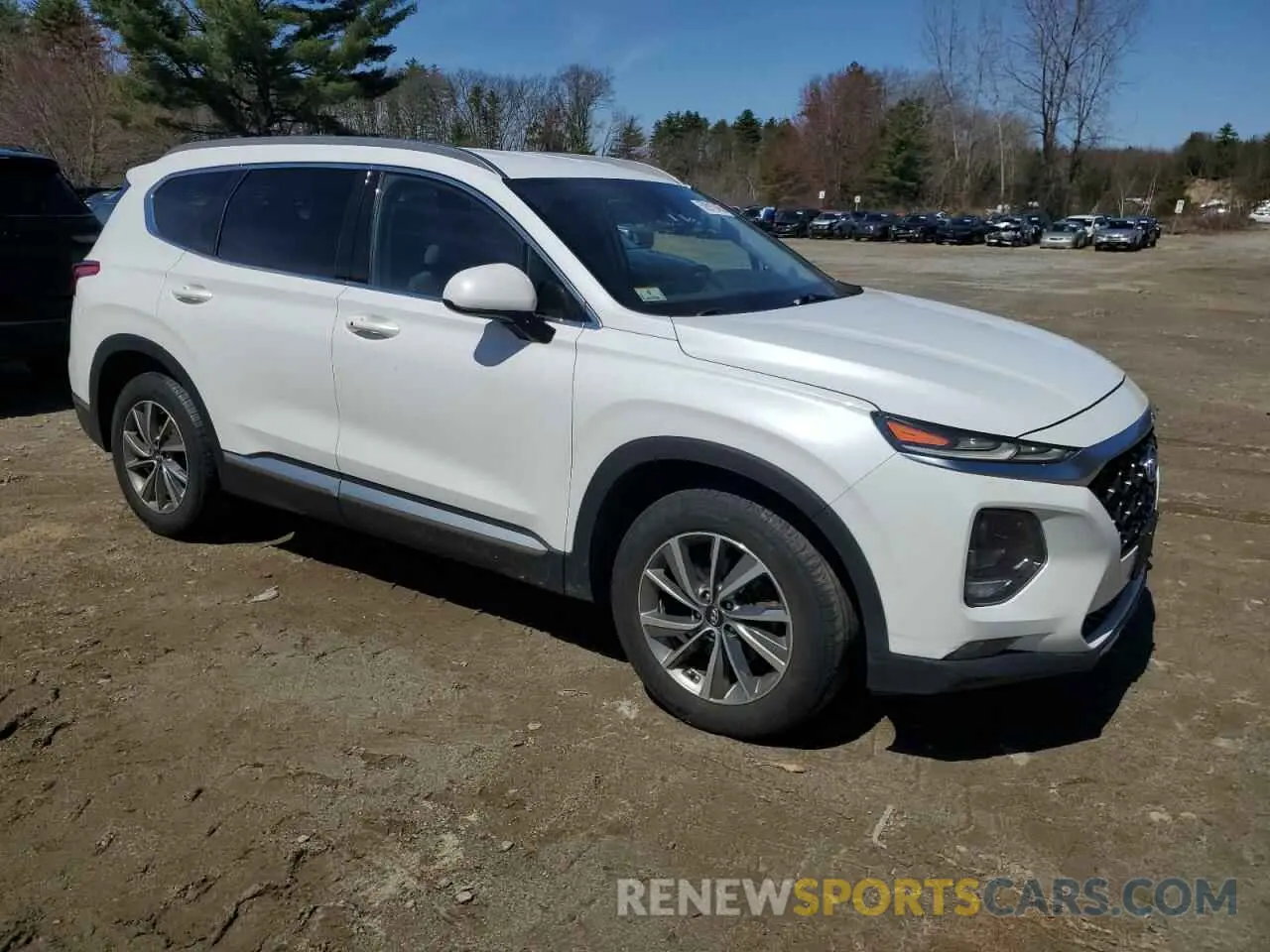 4 fotografías del automóvil dañado 5NMS3CAD8KH028862 HYUNDAI SANTA FE 2019