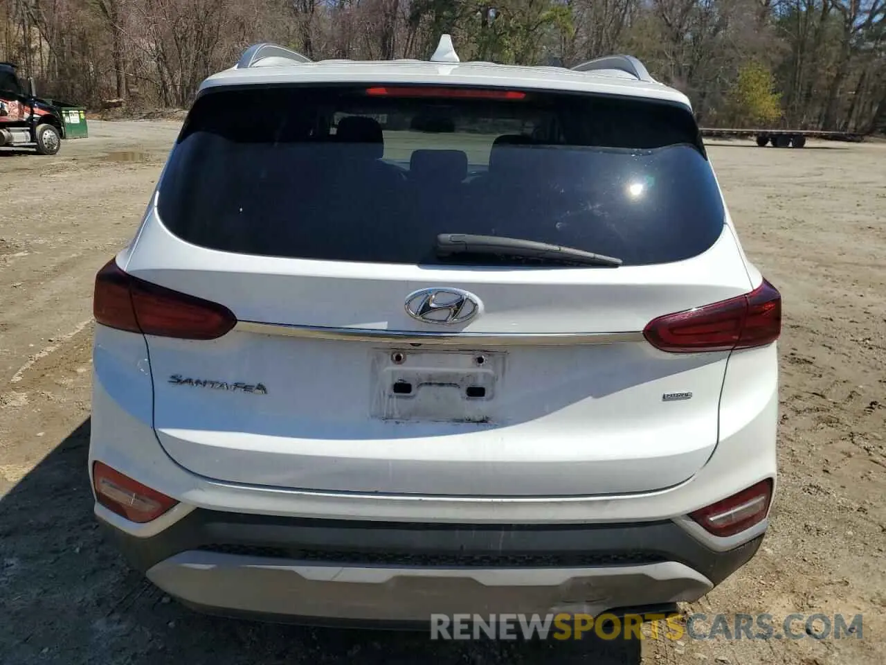 6 fotografías del automóvil dañado 5NMS3CAD8KH028862 HYUNDAI SANTA FE 2019