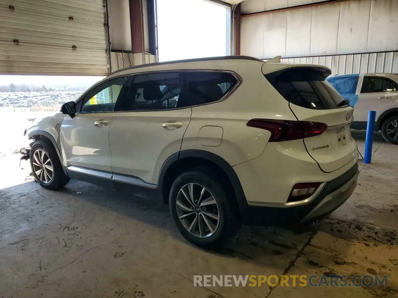 2 fotografías del automóvil dañado 5NMS3CAD9KH007194 HYUNDAI SANTA FE 2019