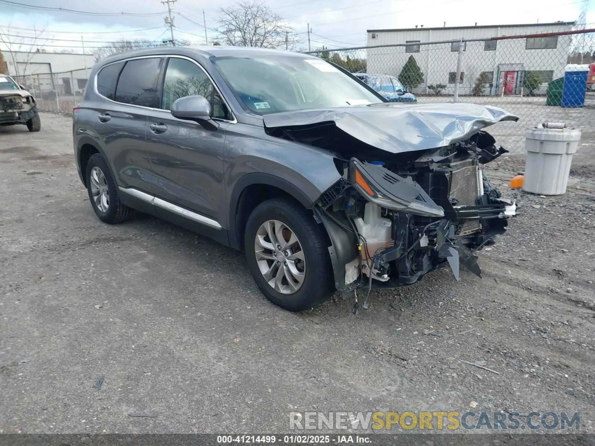1 fotografías del automóvil dañado 5NMS3CADXKH043282 HYUNDAI SANTA FE 2019
