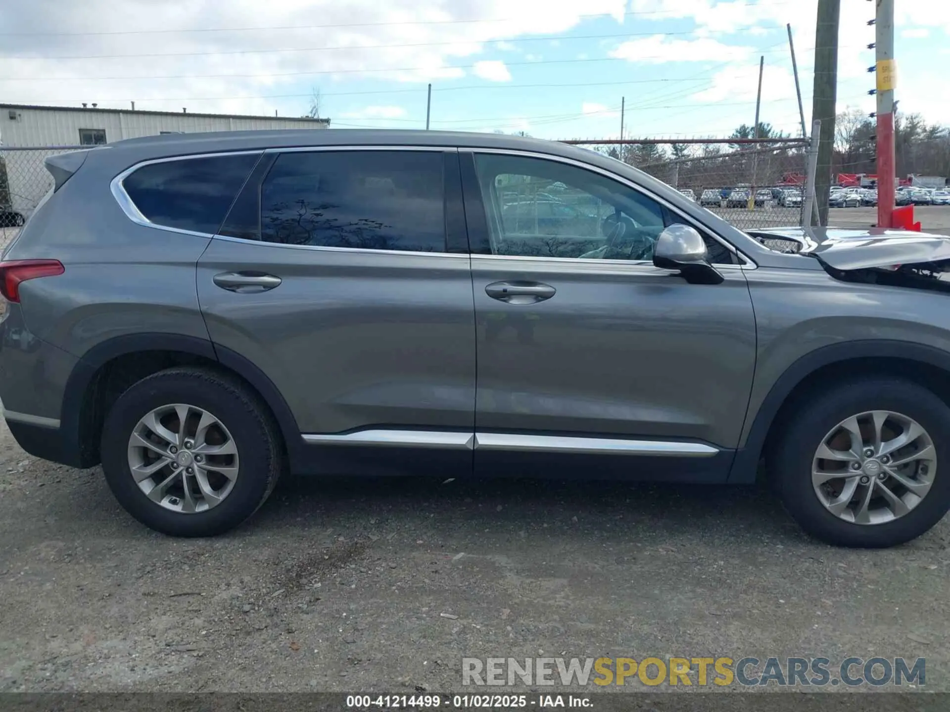 14 fotografías del automóvil dañado 5NMS3CADXKH043282 HYUNDAI SANTA FE 2019