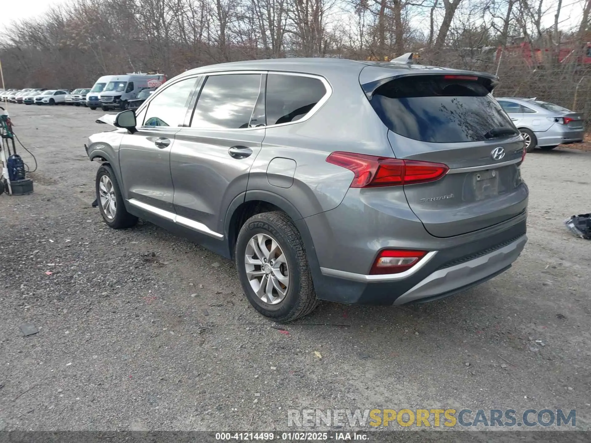 3 fotografías del automóvil dañado 5NMS3CADXKH043282 HYUNDAI SANTA FE 2019
