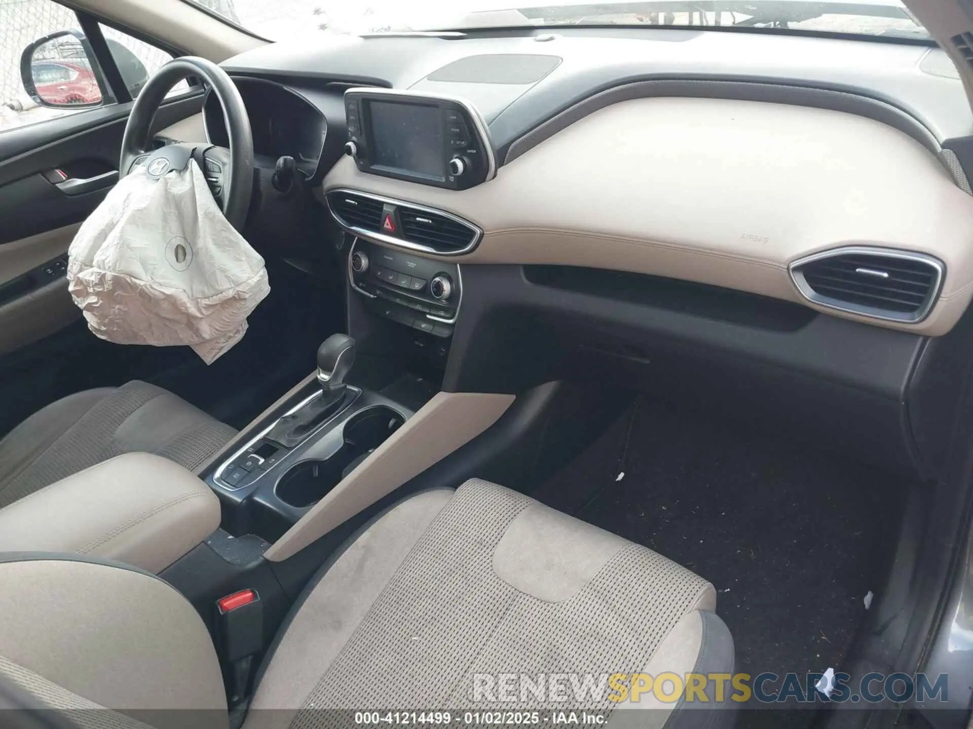 5 fotografías del automóvil dañado 5NMS3CADXKH043282 HYUNDAI SANTA FE 2019