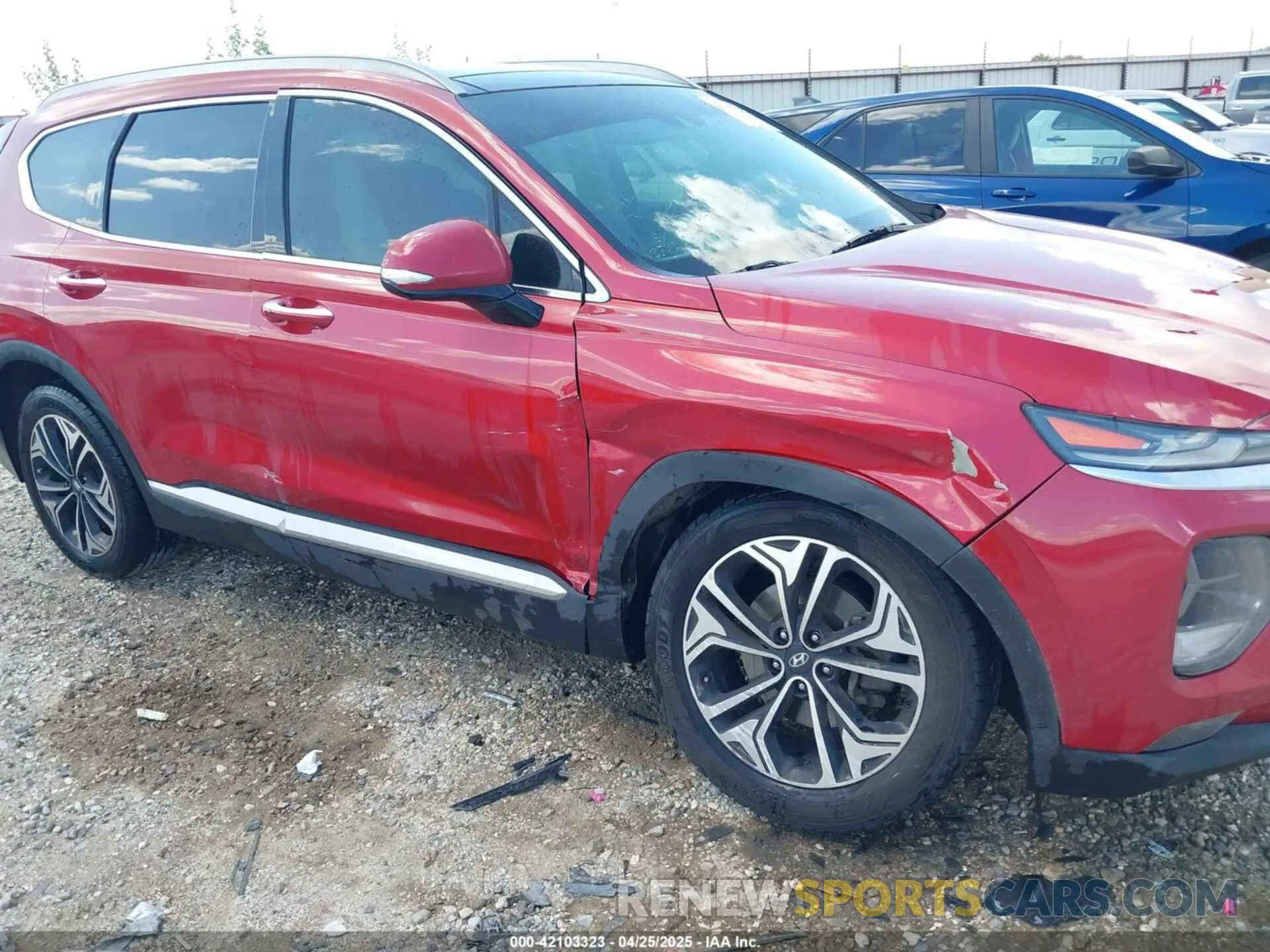 6 fotografías del automóvil dañado 5NMS53AA0KH103926 HYUNDAI SANTA FE 2019