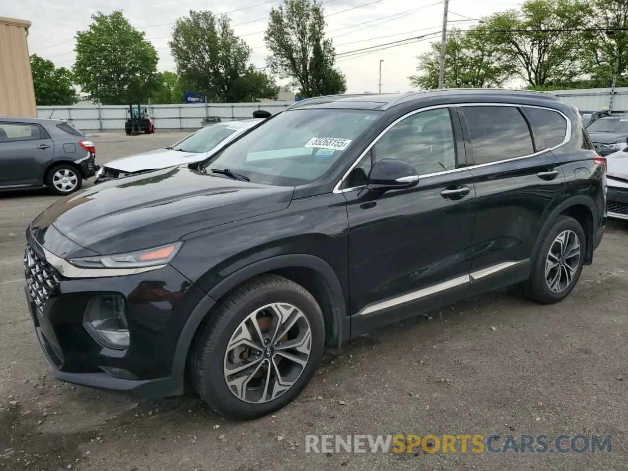 1 fotografías del automóvil dañado 5NMS53AA0KH111492 HYUNDAI SANTA FE 2019