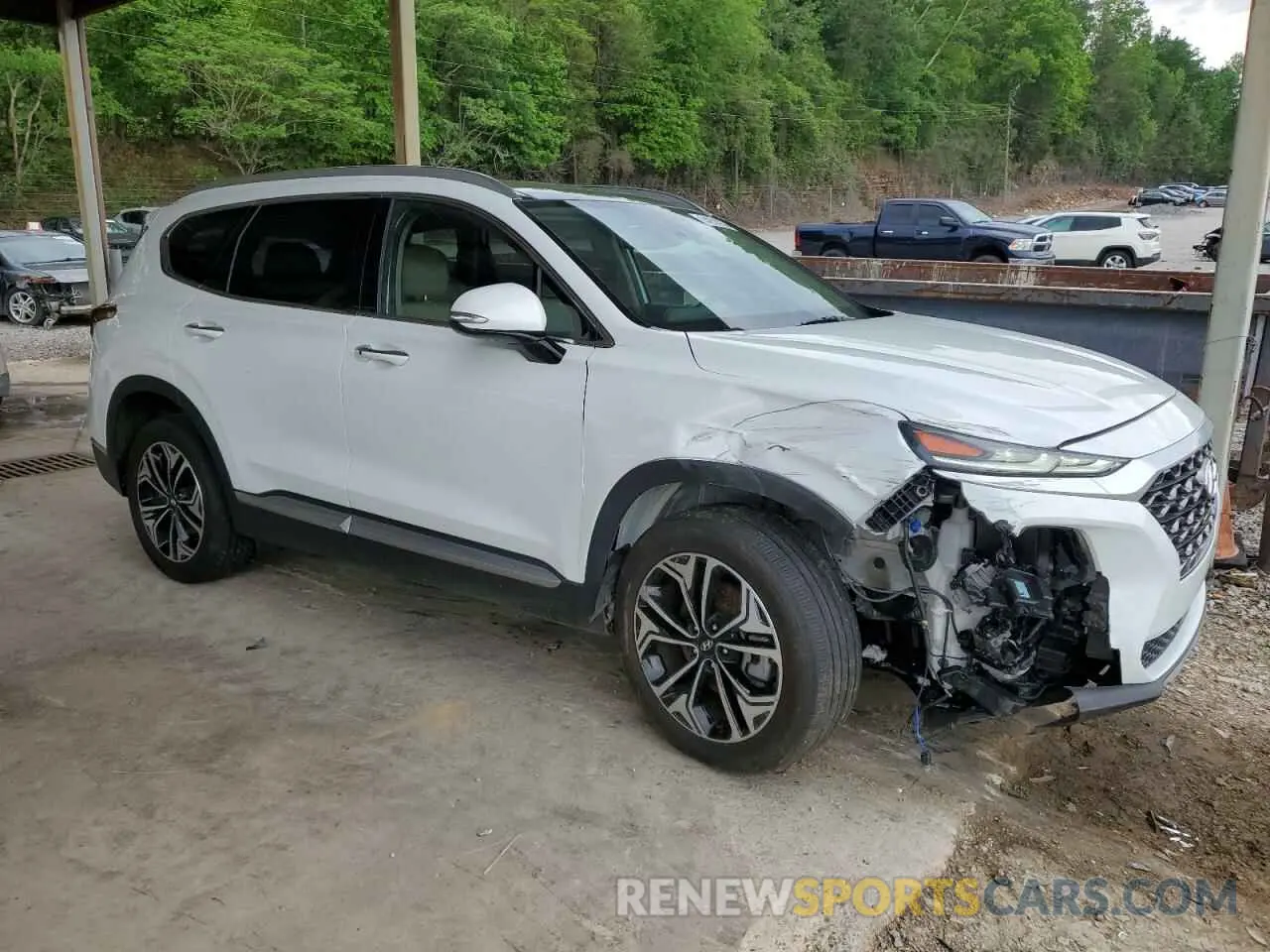 4 fotografías del automóvil dañado 5NMS53AA1KH033627 HYUNDAI SANTA FE 2019