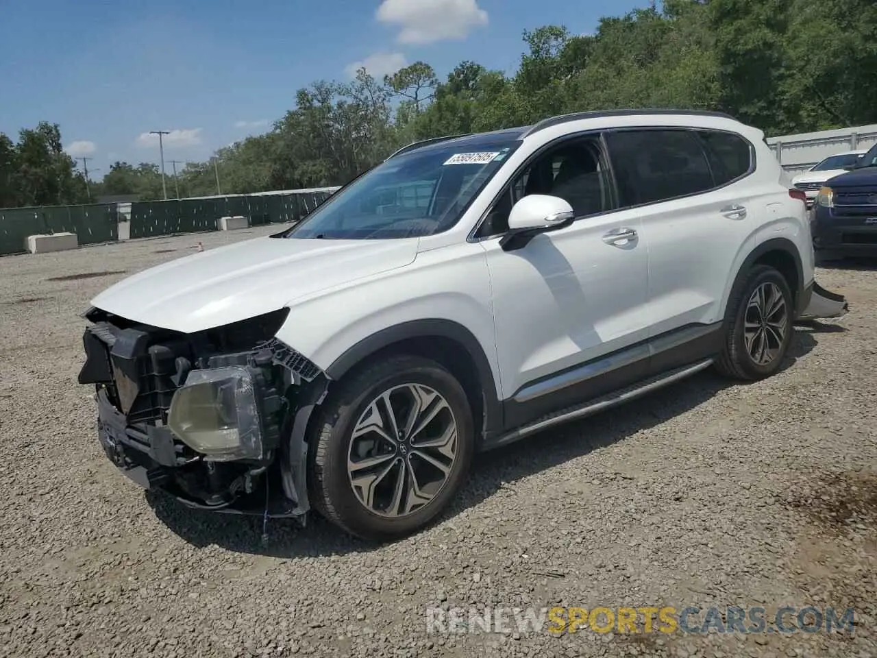 1 fotografías del automóvil dañado 5NMS53AA1KH033837 HYUNDAI SANTA FE 2019
