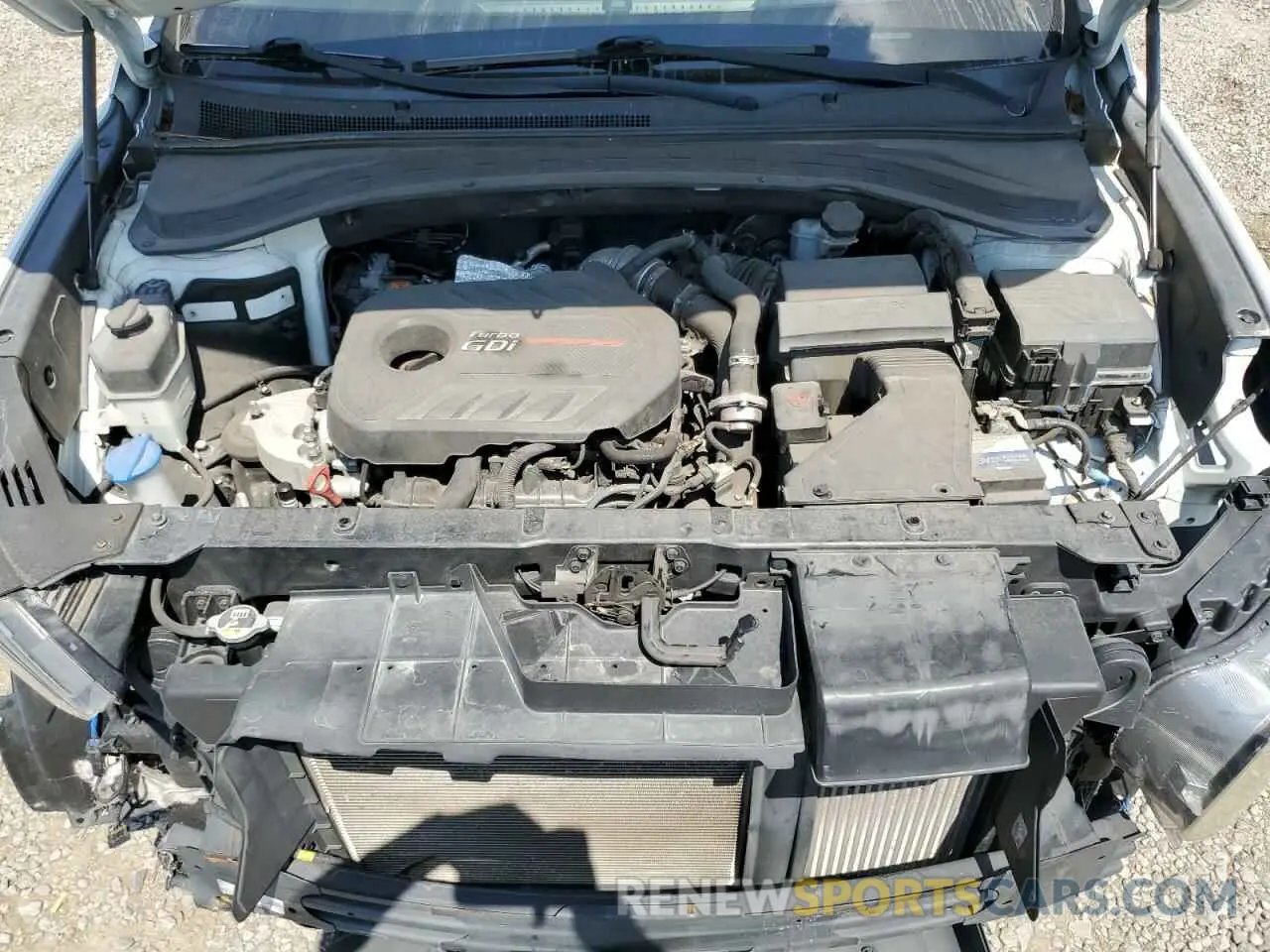12 fotografías del automóvil dañado 5NMS53AA1KH033837 HYUNDAI SANTA FE 2019