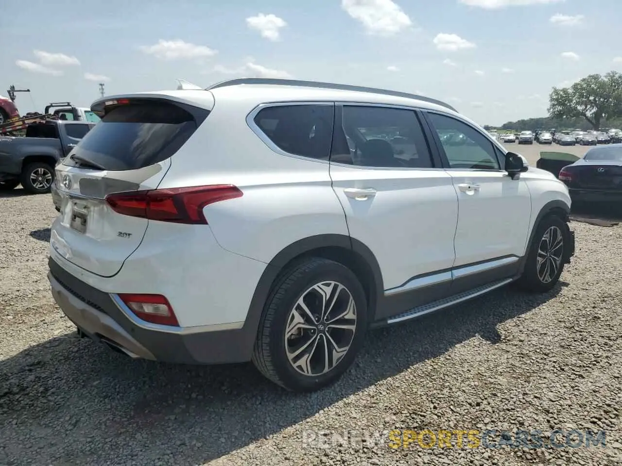 3 fotografías del automóvil dañado 5NMS53AA1KH033837 HYUNDAI SANTA FE 2019