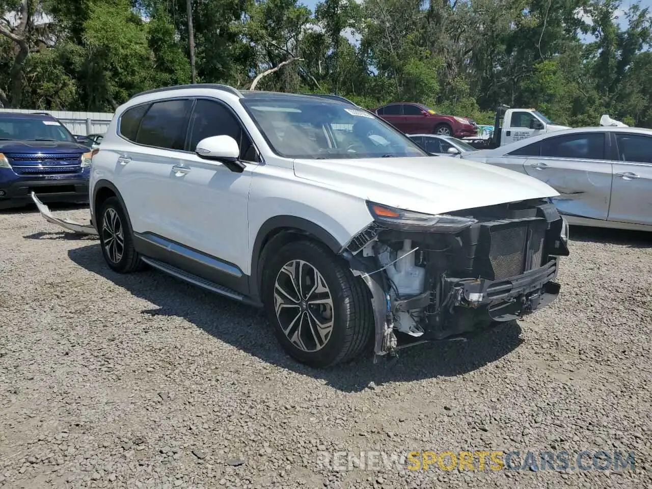 4 fotografías del automóvil dañado 5NMS53AA1KH033837 HYUNDAI SANTA FE 2019