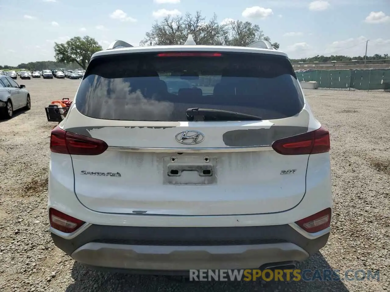 6 fotografías del automóvil dañado 5NMS53AA1KH033837 HYUNDAI SANTA FE 2019