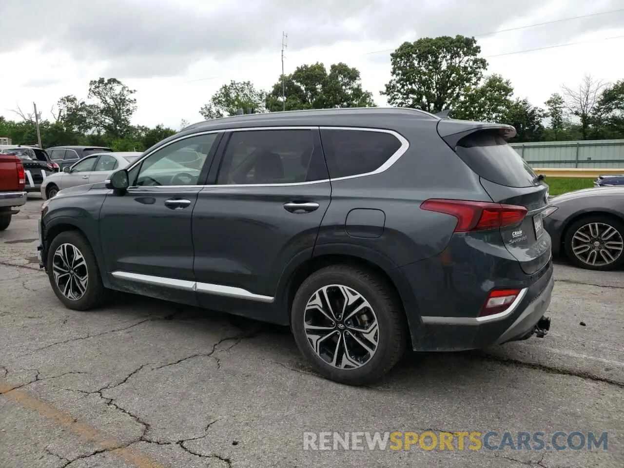 2 fotografías del automóvil dañado 5NMS53AA1KH066188 HYUNDAI SANTA FE 2019