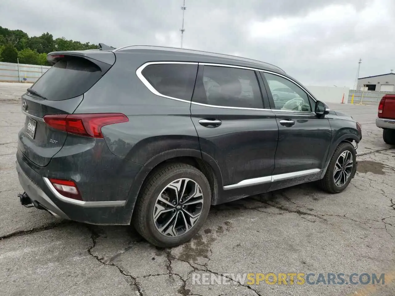 3 fotografías del automóvil dañado 5NMS53AA1KH066188 HYUNDAI SANTA FE 2019