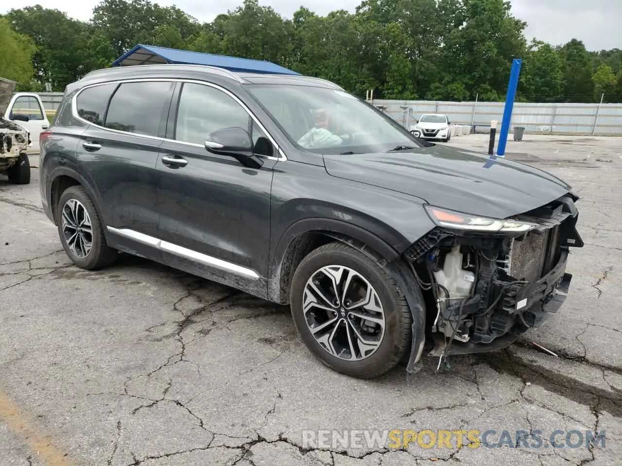 4 fotografías del automóvil dañado 5NMS53AA1KH066188 HYUNDAI SANTA FE 2019