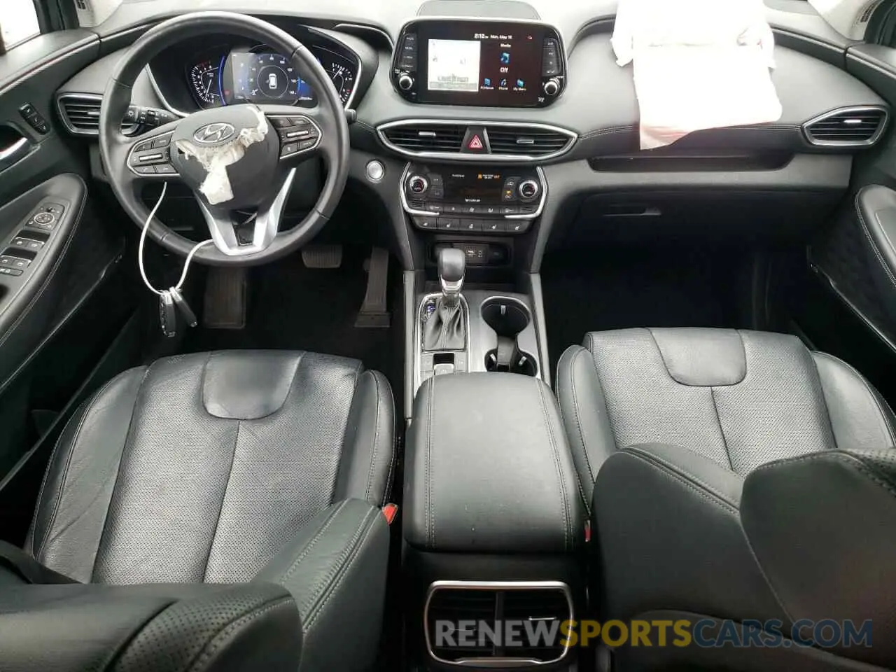 8 fotografías del automóvil dañado 5NMS53AA1KH066188 HYUNDAI SANTA FE 2019