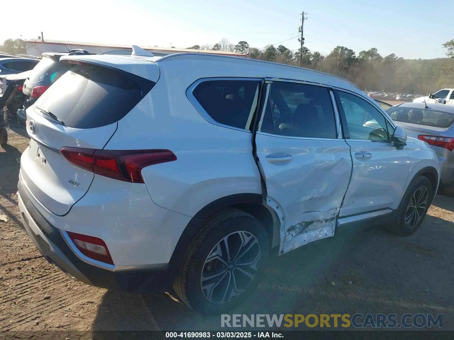 6 fotografías del automóvil dañado 5NMS53AA3KH051319 HYUNDAI SANTA FE 2019