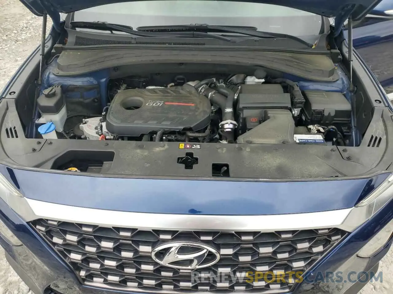 12 fotografías del automóvil dañado 5NMS53AA4KH013355 HYUNDAI SANTA FE 2019