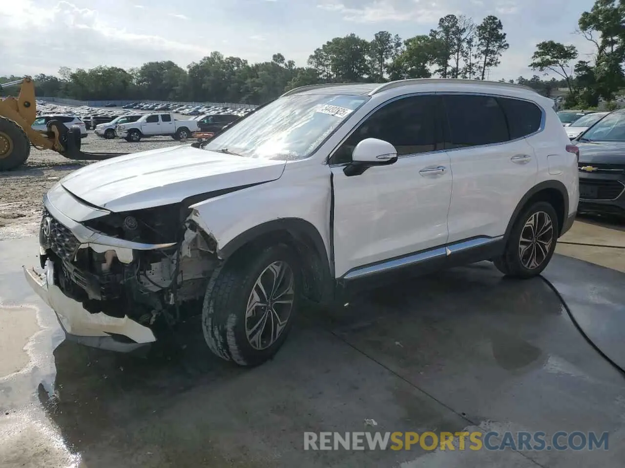 1 fotografías del automóvil dañado 5NMS53AA4KH026638 HYUNDAI SANTA FE 2019