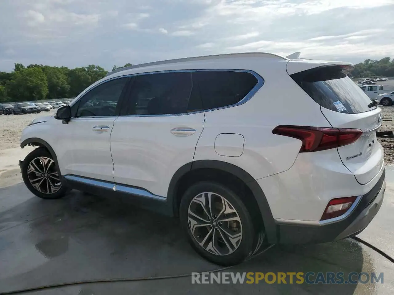 2 fotografías del automóvil dañado 5NMS53AA4KH026638 HYUNDAI SANTA FE 2019