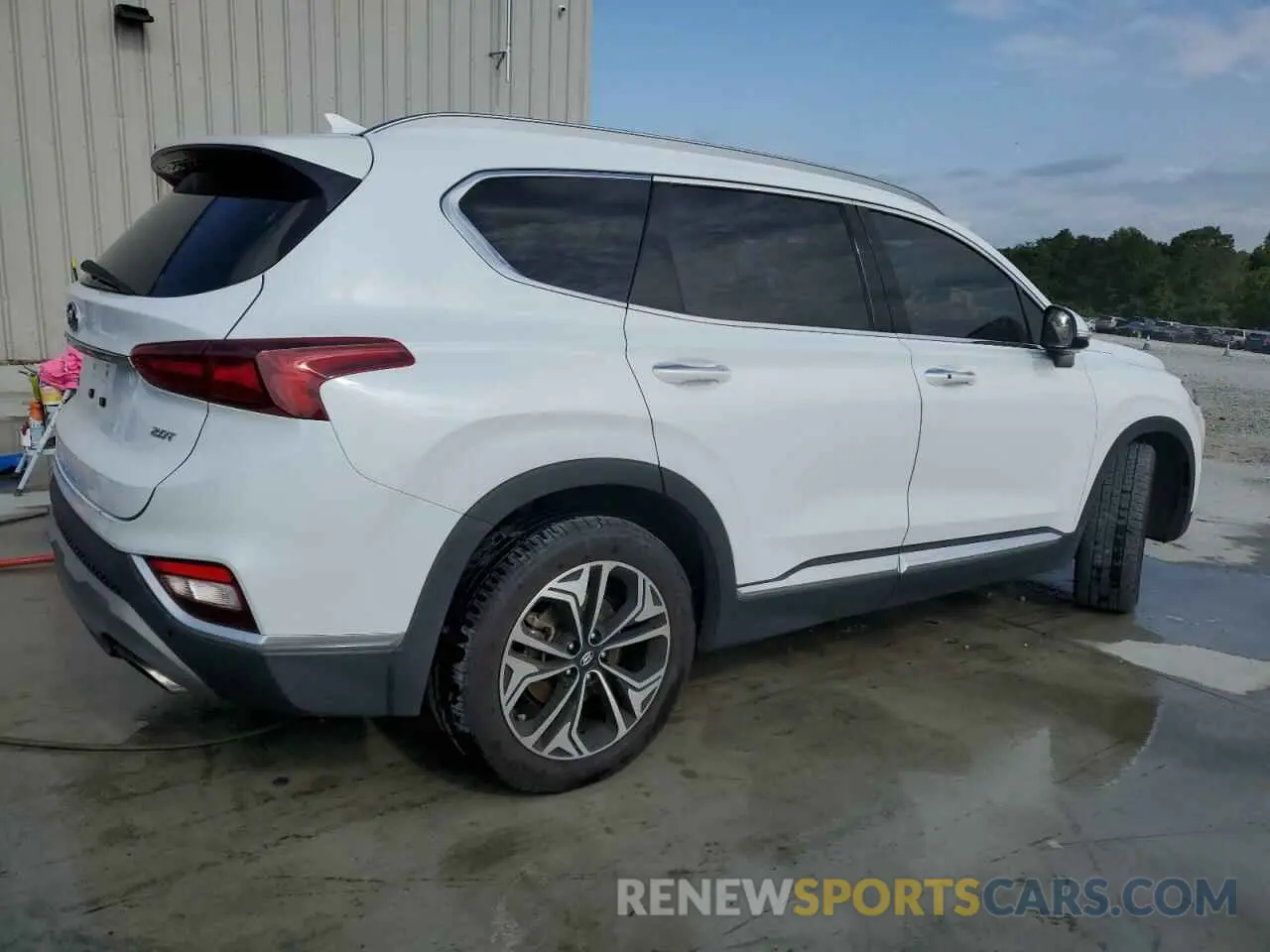 3 fotografías del automóvil dañado 5NMS53AA4KH026638 HYUNDAI SANTA FE 2019