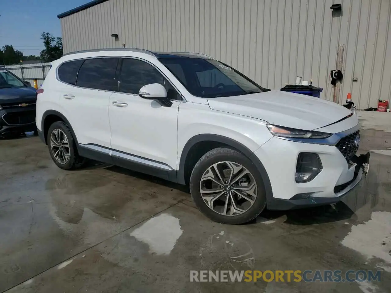 4 fotografías del automóvil dañado 5NMS53AA4KH026638 HYUNDAI SANTA FE 2019