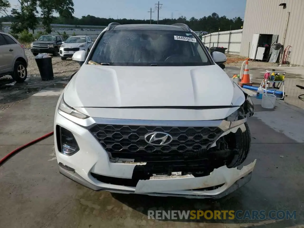 5 fotografías del automóvil dañado 5NMS53AA4KH026638 HYUNDAI SANTA FE 2019