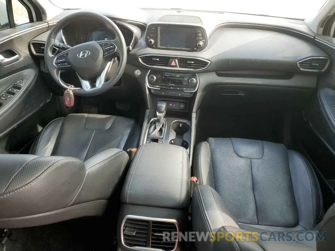 8 fotografías del automóvil dañado 5NMS53AA4KH026638 HYUNDAI SANTA FE 2019