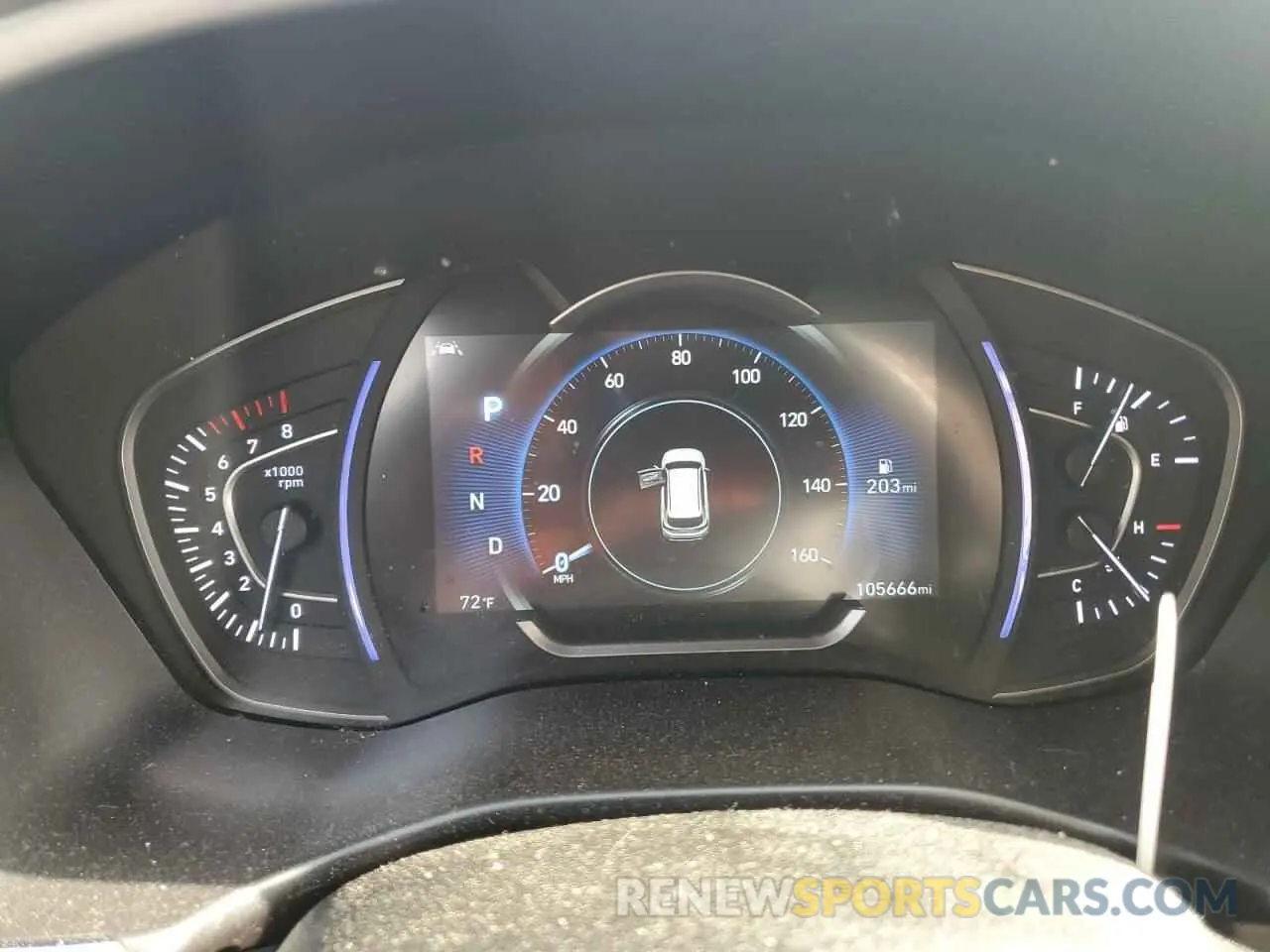 9 fotografías del automóvil dañado 5NMS53AA4KH026638 HYUNDAI SANTA FE 2019