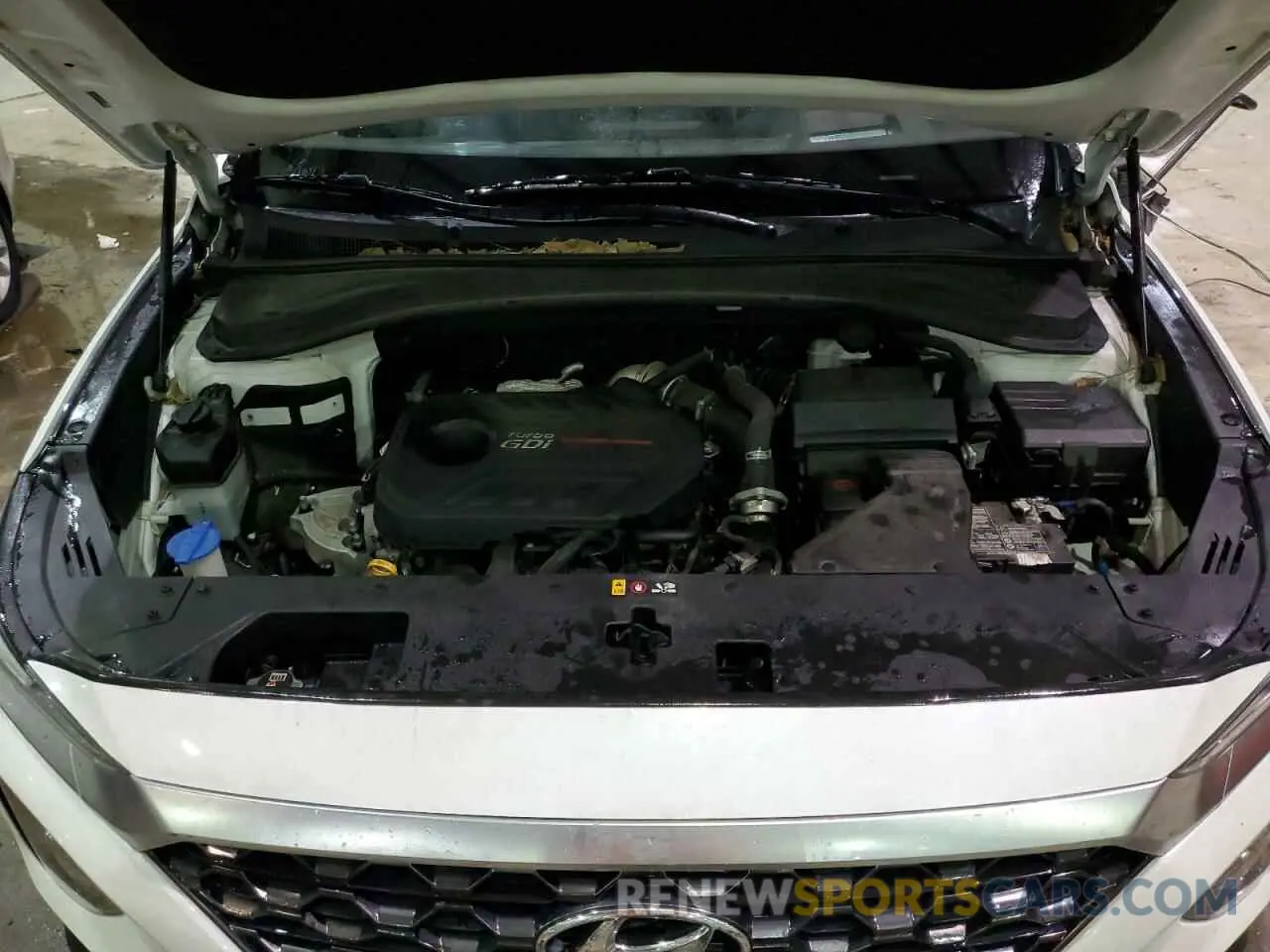 12 fotografías del automóvil dañado 5NMS53AA4KH073040 HYUNDAI SANTA FE 2019