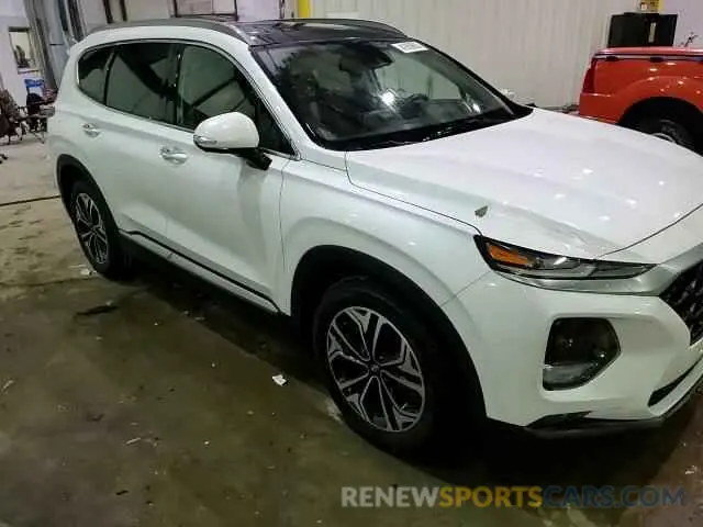 14 fotografías del automóvil dañado 5NMS53AA4KH073040 HYUNDAI SANTA FE 2019