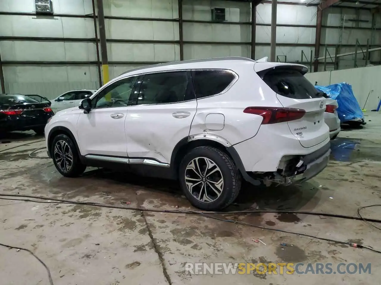 2 fotografías del automóvil dañado 5NMS53AA4KH073040 HYUNDAI SANTA FE 2019