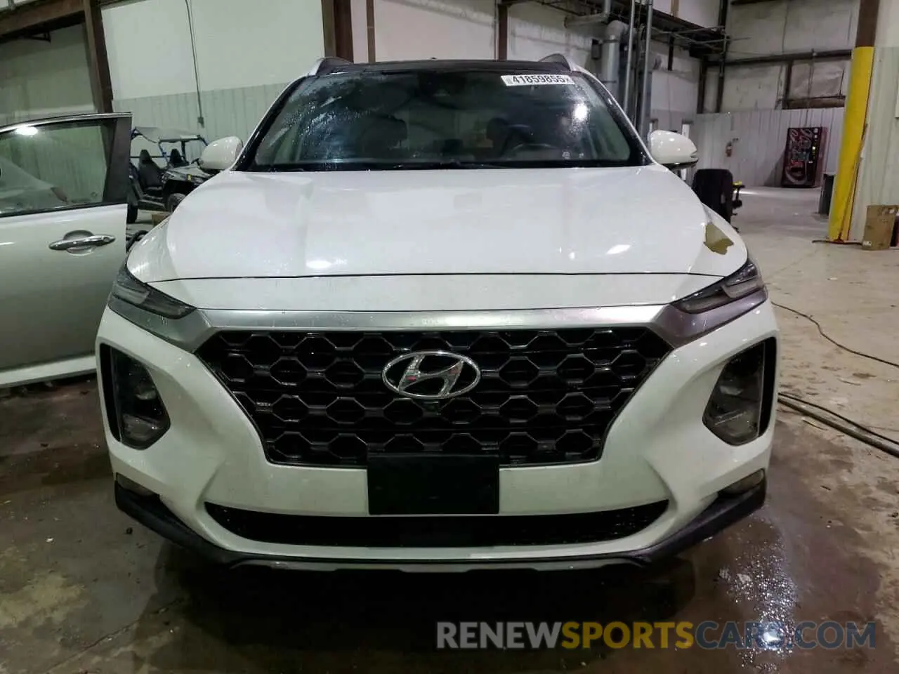 5 fotografías del automóvil dañado 5NMS53AA4KH073040 HYUNDAI SANTA FE 2019