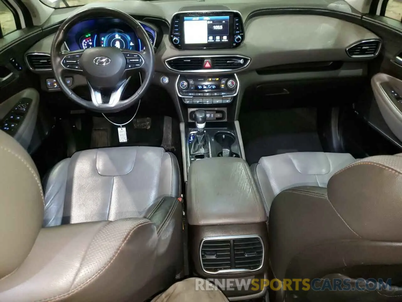 8 fotografías del automóvil dañado 5NMS53AA4KH073040 HYUNDAI SANTA FE 2019