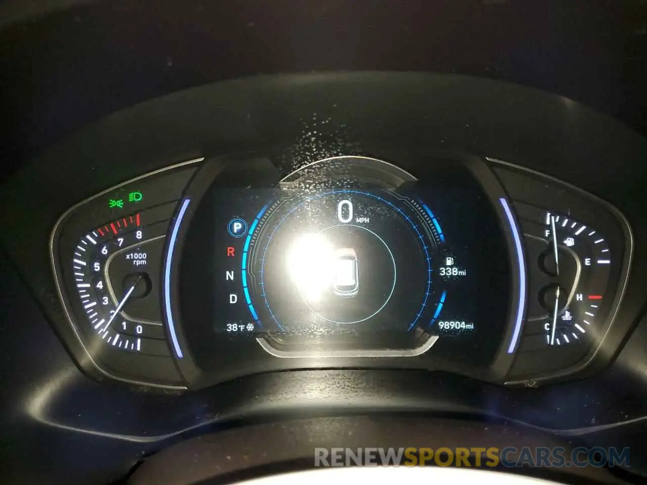 9 fotografías del automóvil dañado 5NMS53AA4KH073040 HYUNDAI SANTA FE 2019