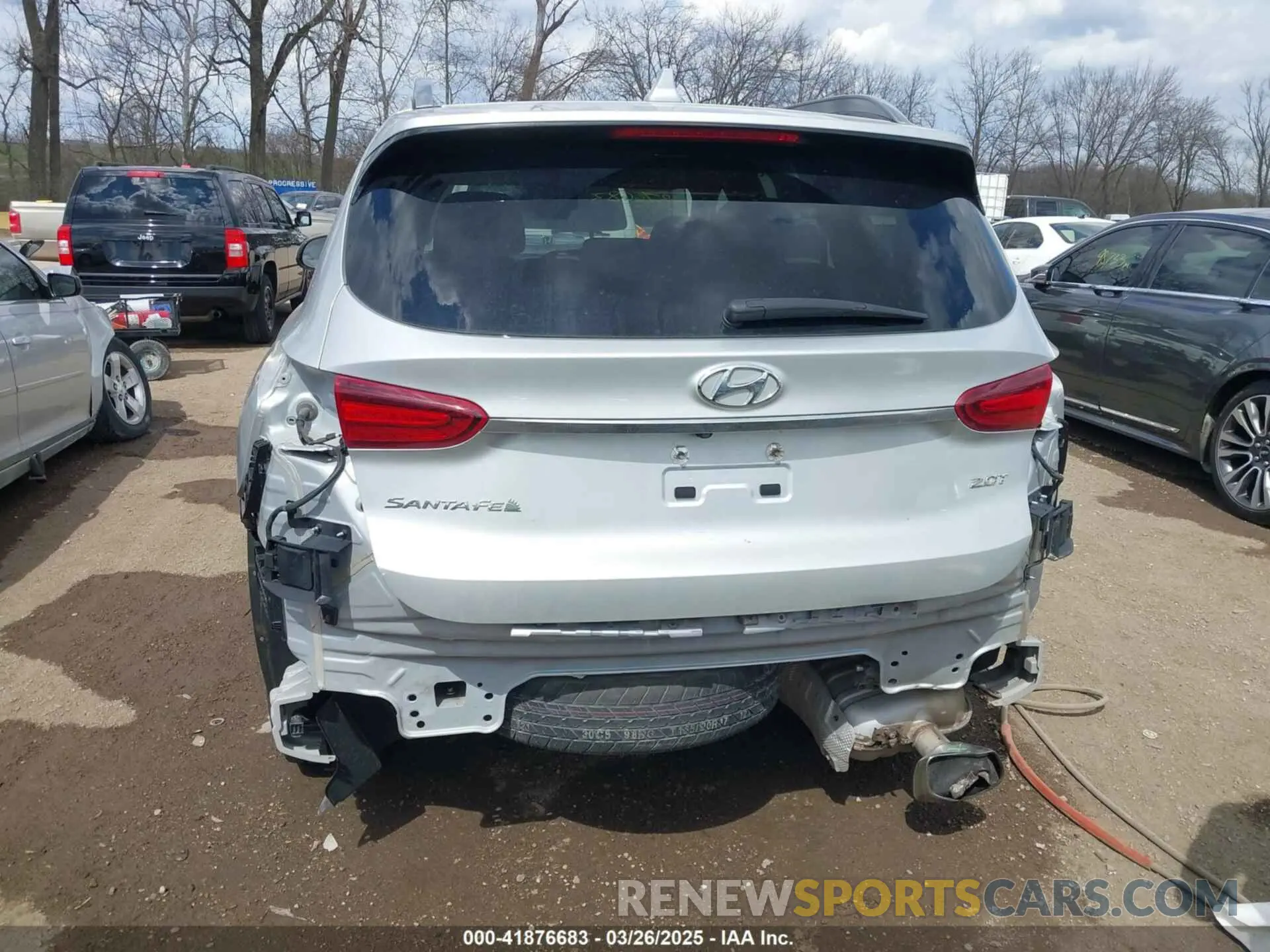 17 fotografías del automóvil dañado 5NMS53AA5KH026406 HYUNDAI SANTA FE 2019