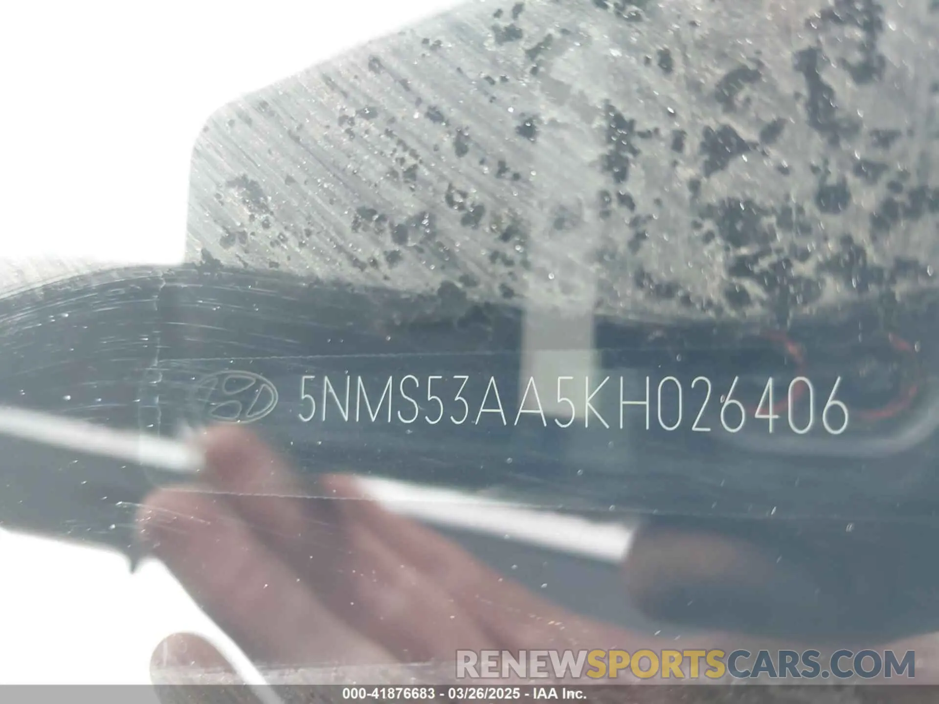 9 fotografías del automóvil dañado 5NMS53AA5KH026406 HYUNDAI SANTA FE 2019