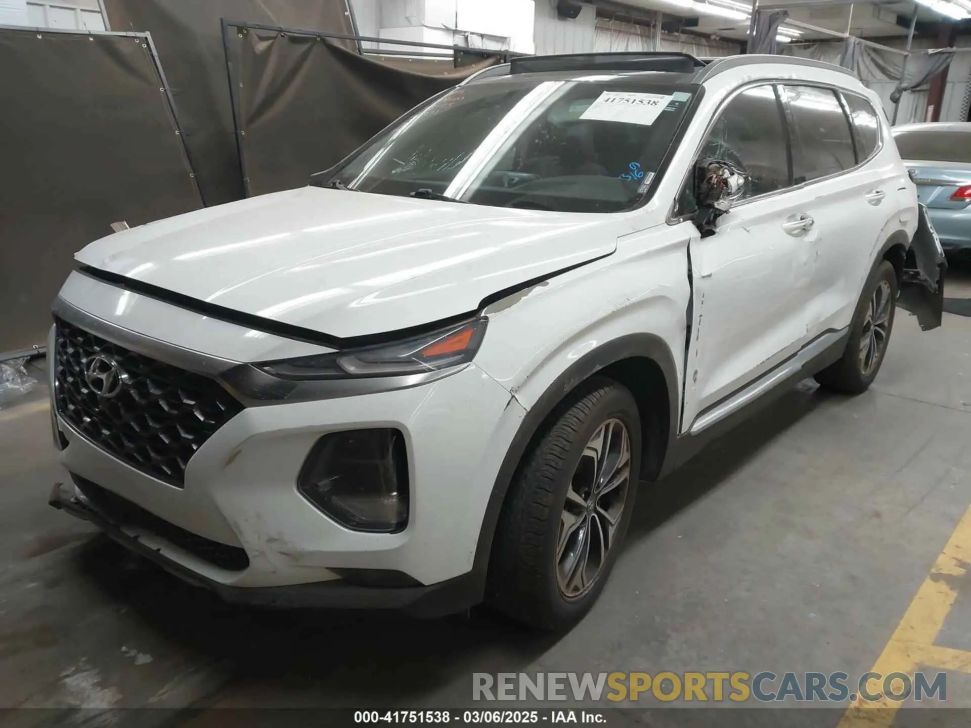 2 fotografías del automóvil dañado 5NMS53AA9KH013271 HYUNDAI SANTA FE 2019