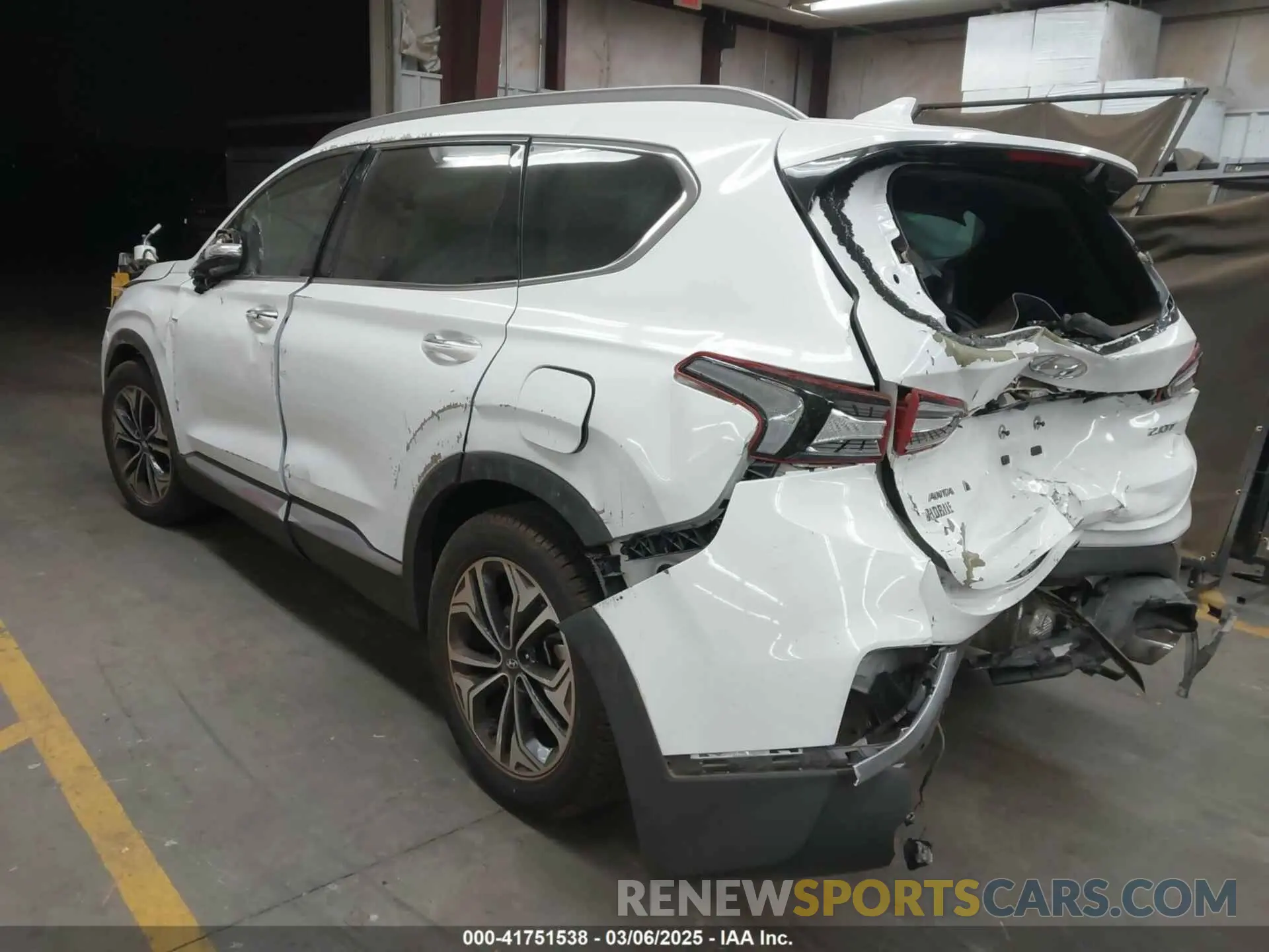 3 fotografías del automóvil dañado 5NMS53AA9KH013271 HYUNDAI SANTA FE 2019