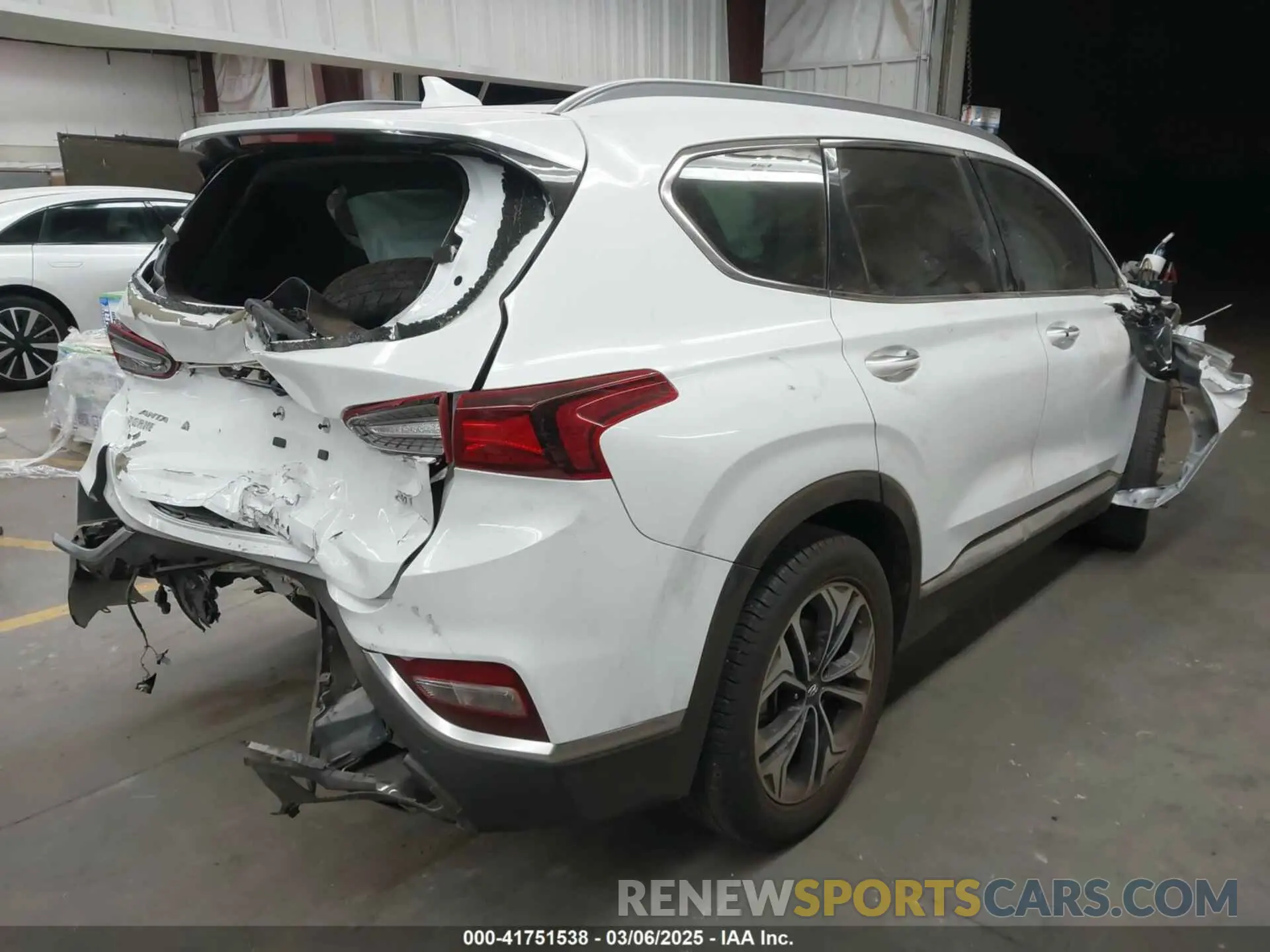 4 fotografías del automóvil dañado 5NMS53AA9KH013271 HYUNDAI SANTA FE 2019