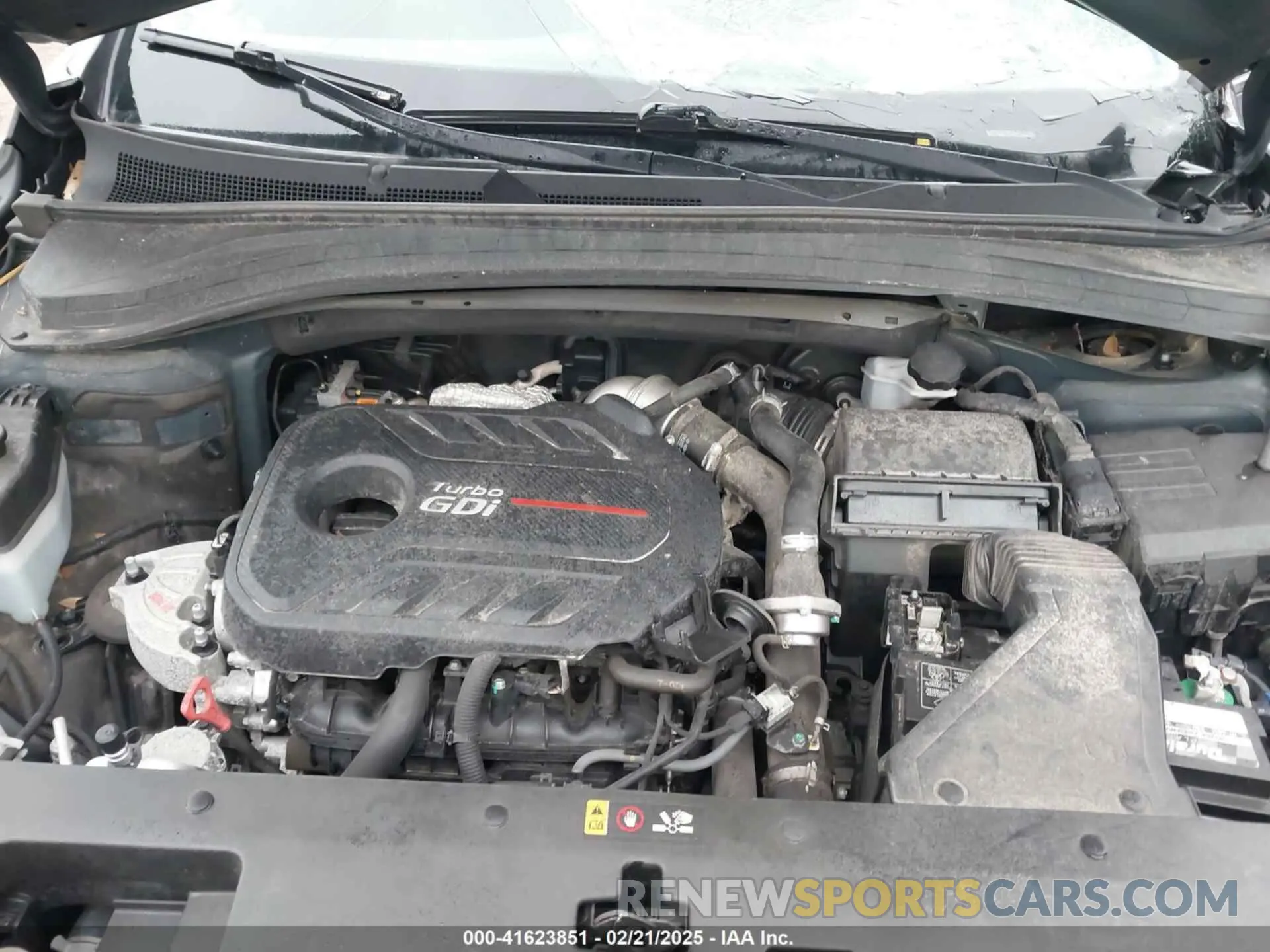 10 fotografías del automóvil dañado 5NMS53AA9KH055620 HYUNDAI SANTA FE 2019