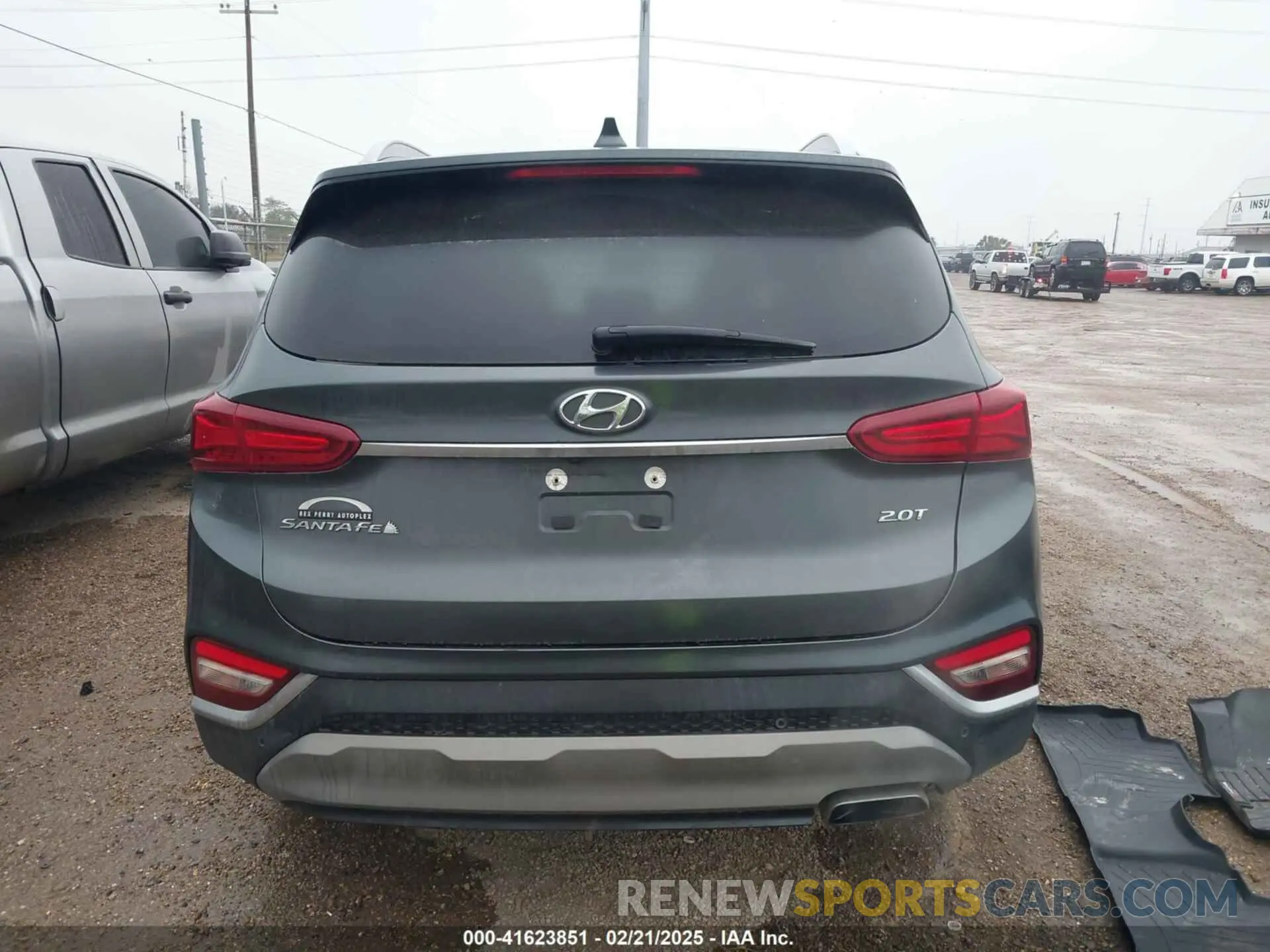 16 fotografías del automóvil dañado 5NMS53AA9KH055620 HYUNDAI SANTA FE 2019