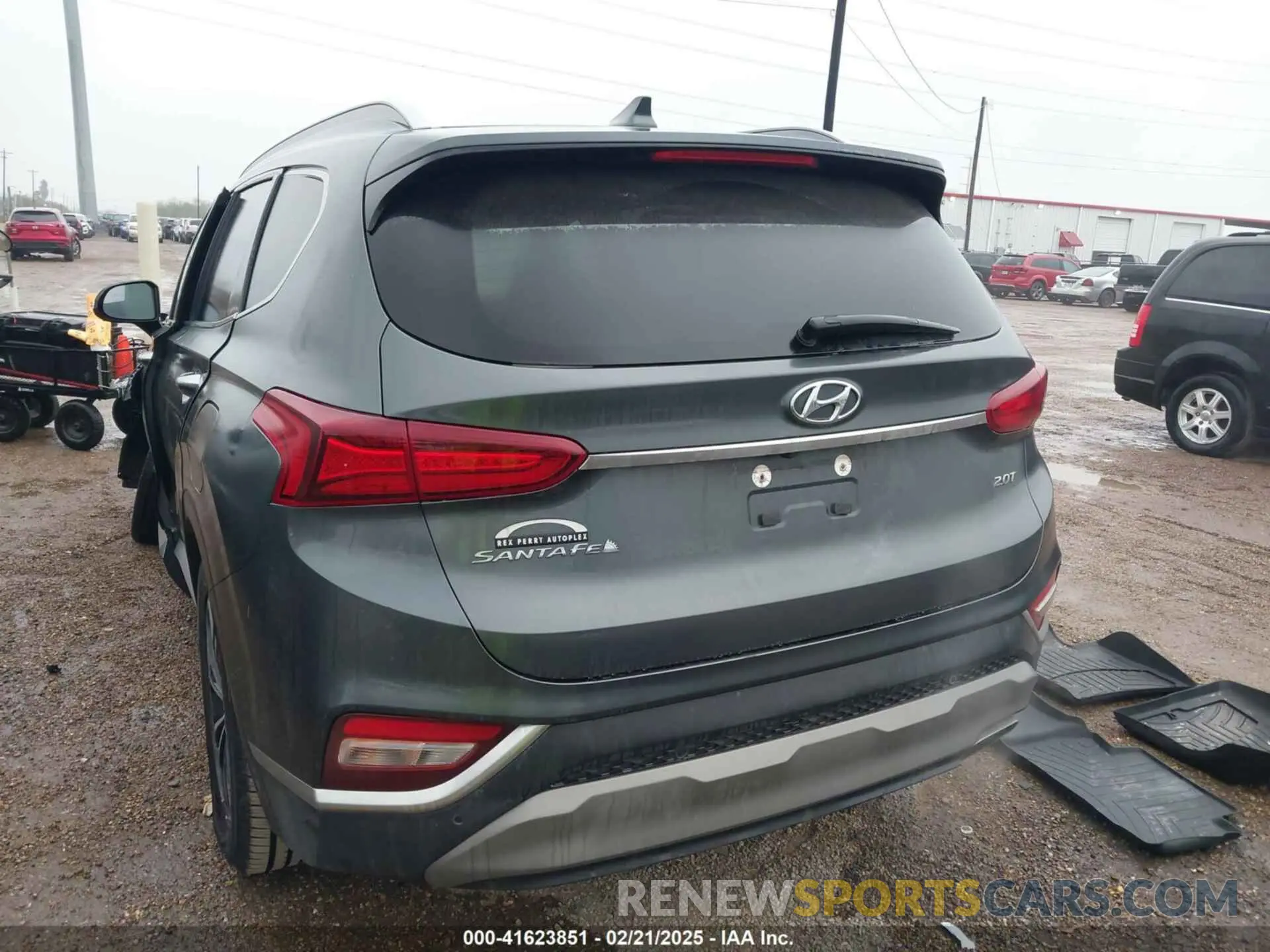 3 fotografías del automóvil dañado 5NMS53AA9KH055620 HYUNDAI SANTA FE 2019