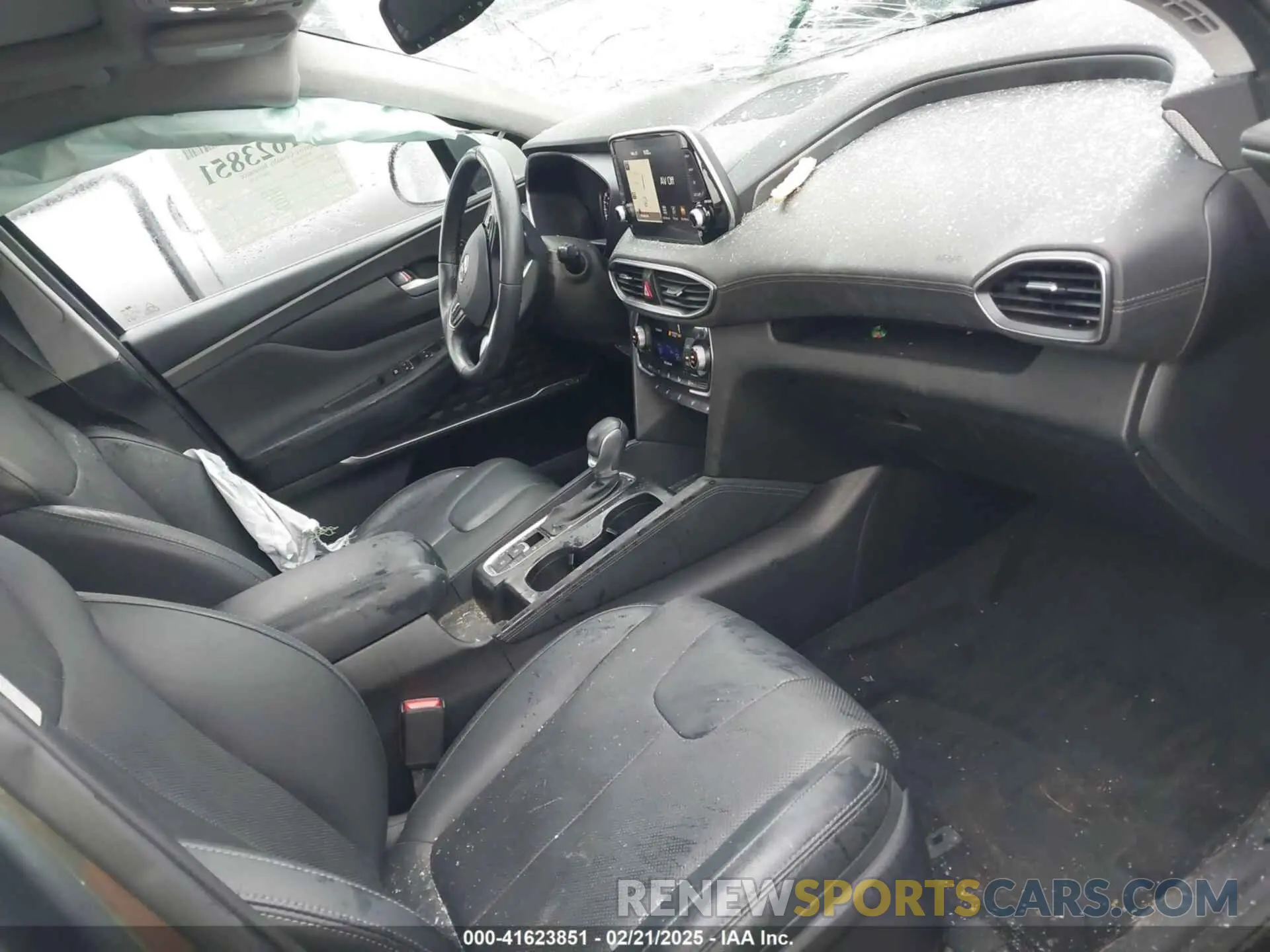 5 fotografías del automóvil dañado 5NMS53AA9KH055620 HYUNDAI SANTA FE 2019