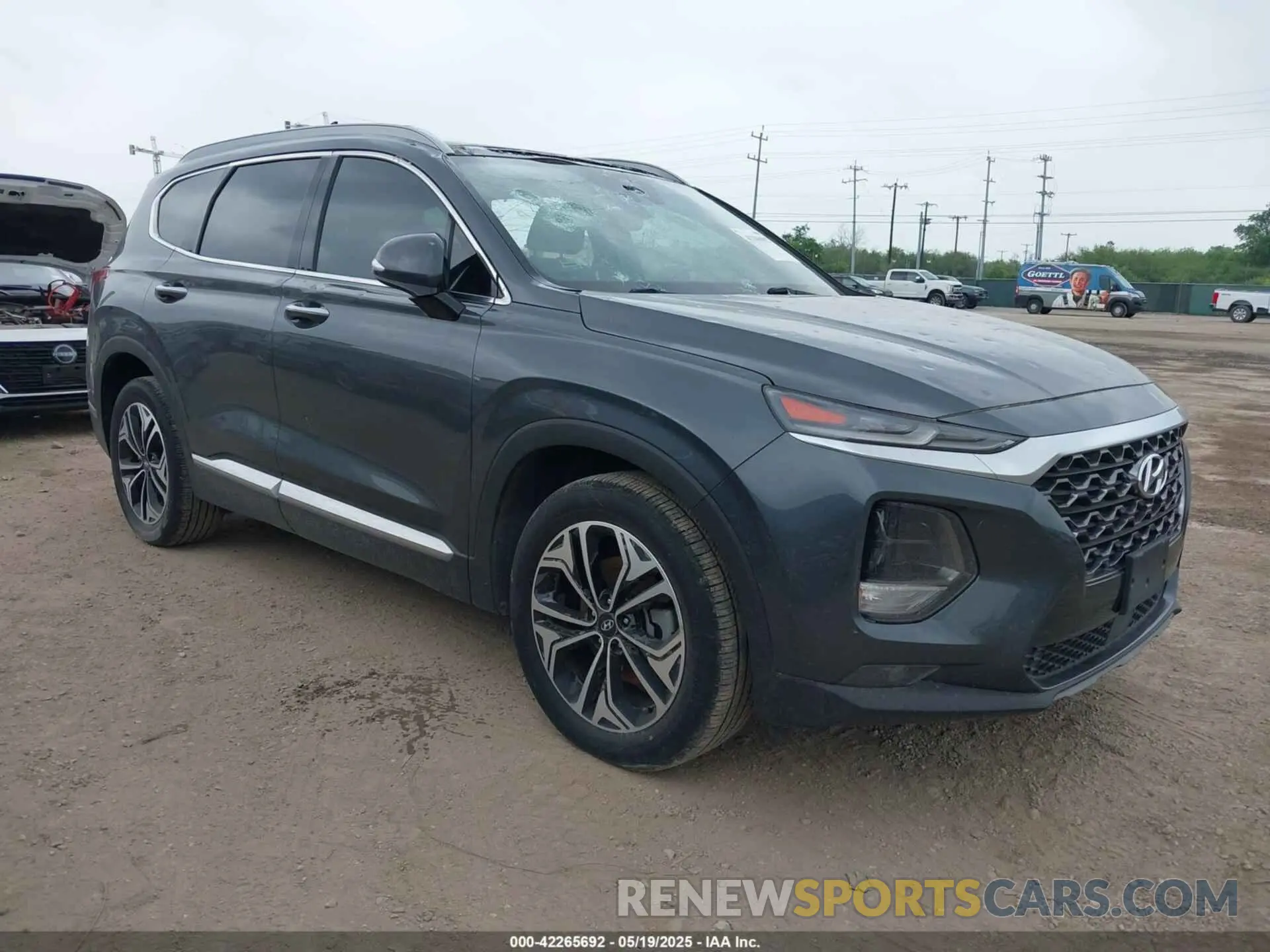 1 fotografías del automóvil dañado 5NMS53AA9KH116223 HYUNDAI SANTA FE 2019