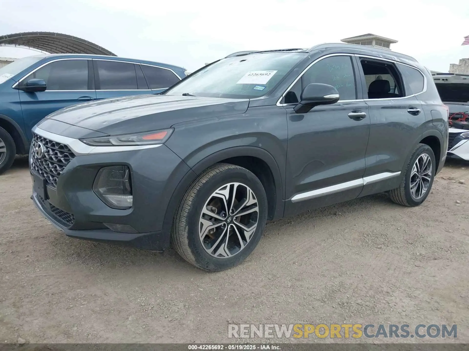 2 fotografías del automóvil dañado 5NMS53AA9KH116223 HYUNDAI SANTA FE 2019
