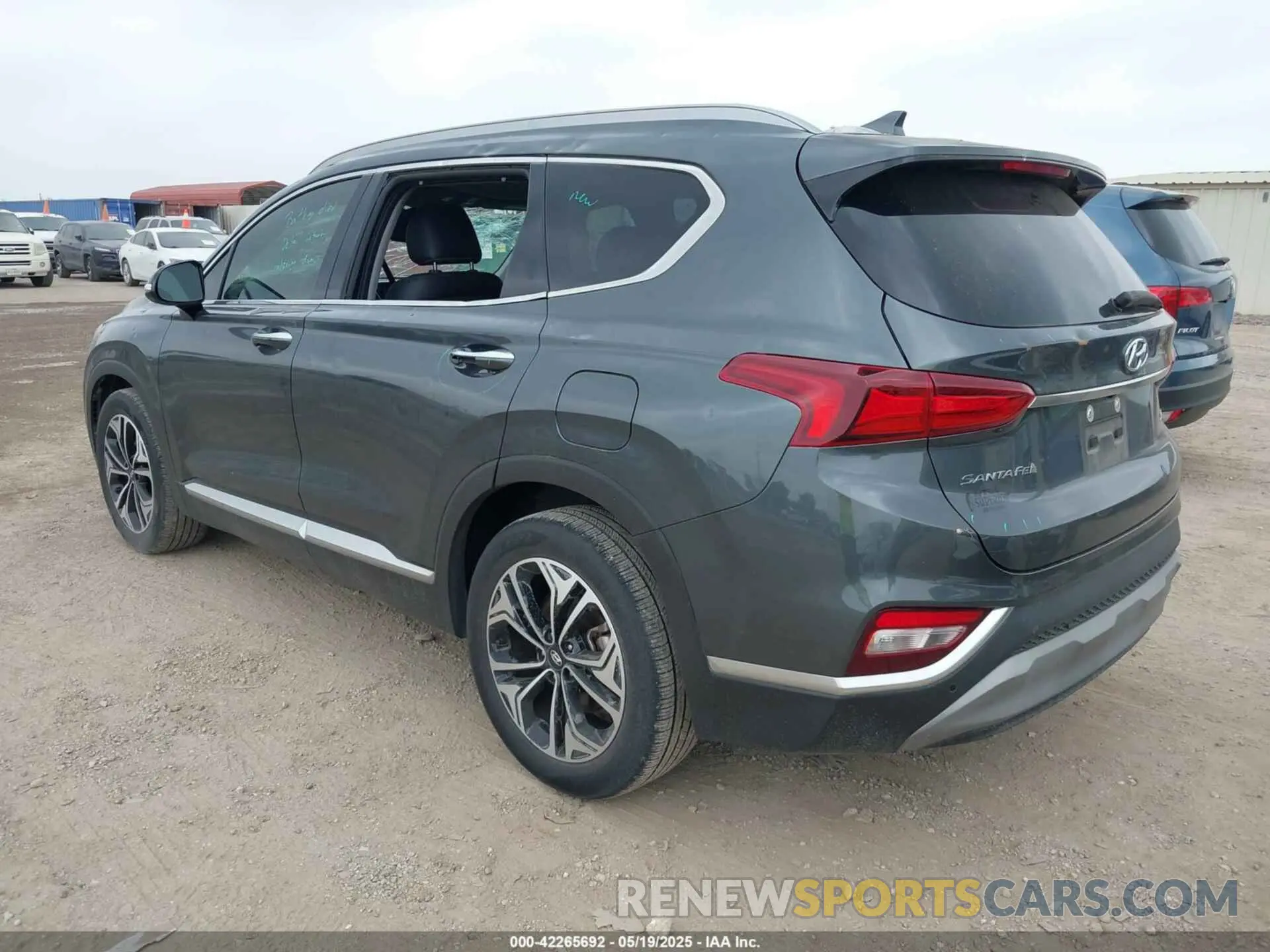 3 fotografías del automóvil dañado 5NMS53AA9KH116223 HYUNDAI SANTA FE 2019