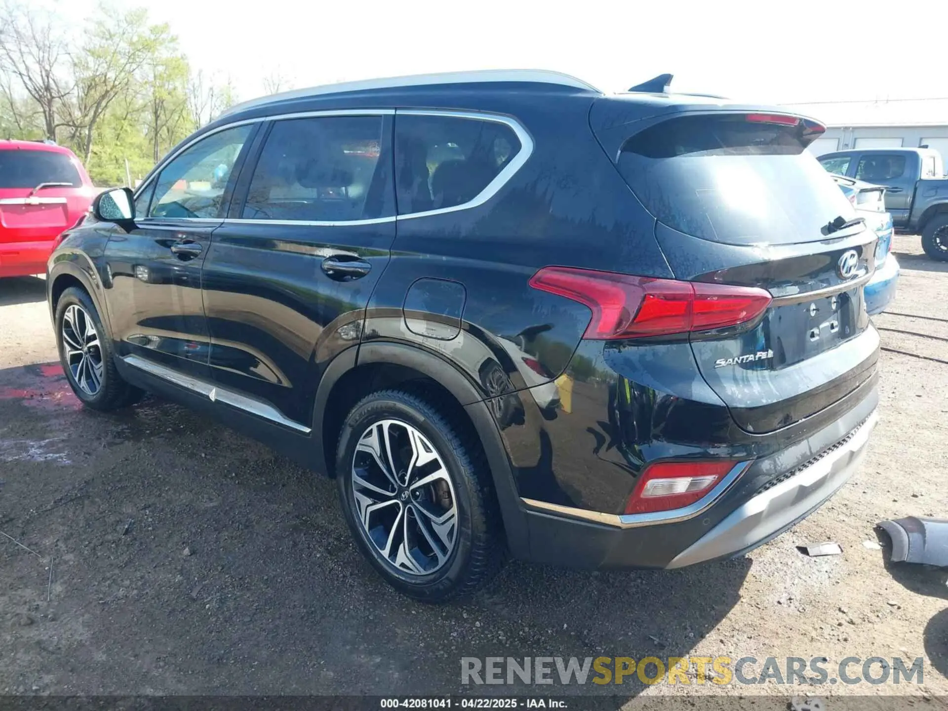 3 fotografías del automóvil dañado 5NMS53AAXKH083541 HYUNDAI SANTA FE 2019