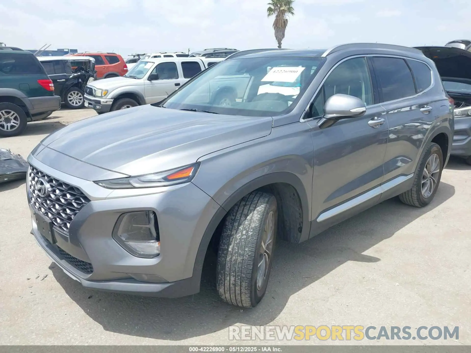 2 fotografías del automóvil dañado 5NMS53AD2KH088517 HYUNDAI SANTA FE 2019