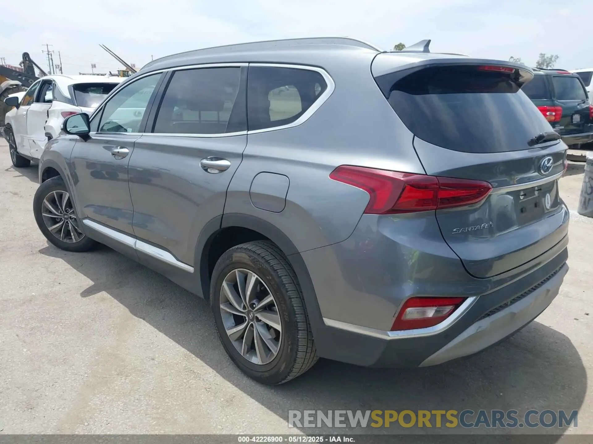 3 fotografías del automóvil dañado 5NMS53AD2KH088517 HYUNDAI SANTA FE 2019