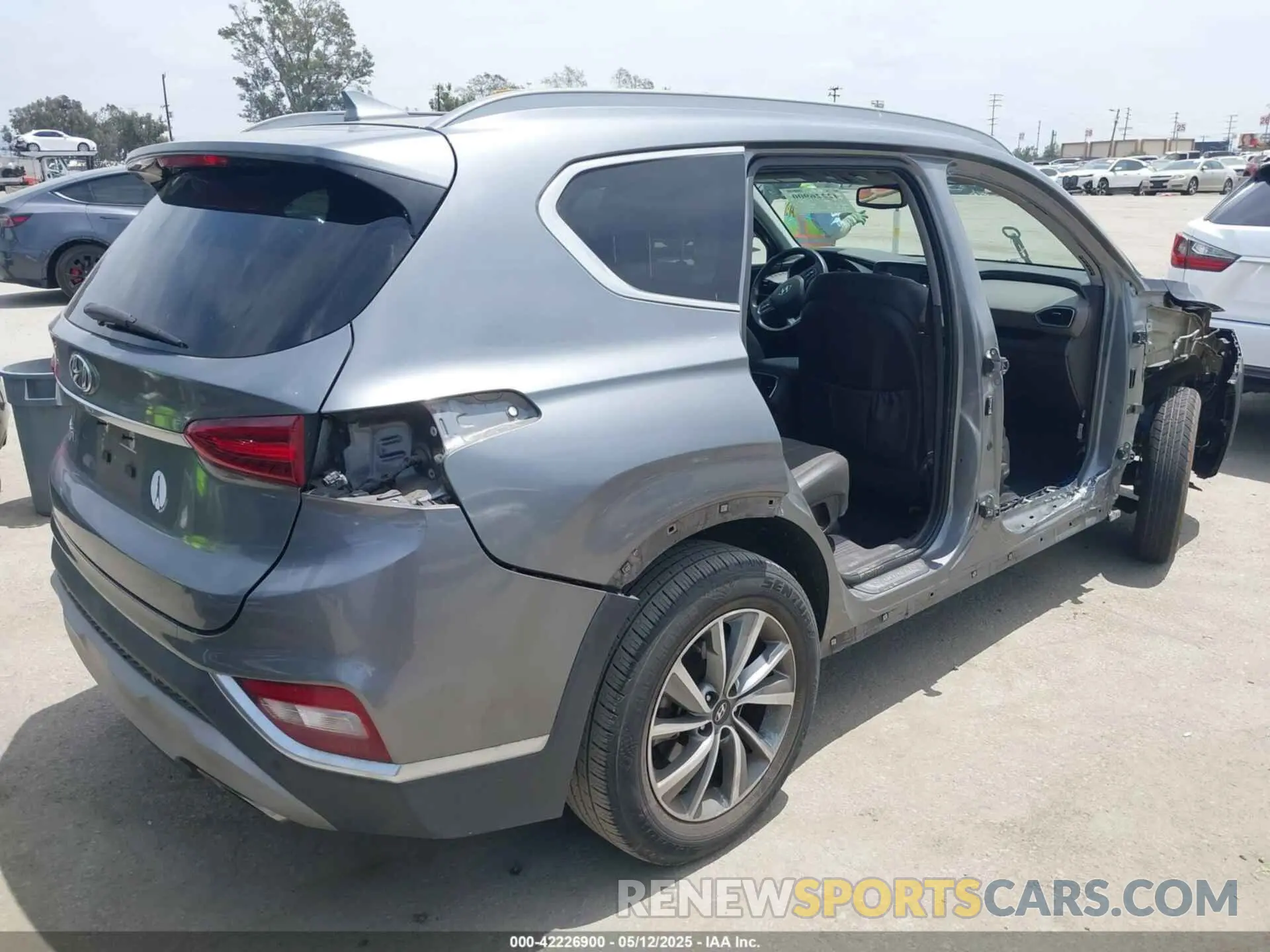 4 fotografías del automóvil dañado 5NMS53AD2KH088517 HYUNDAI SANTA FE 2019